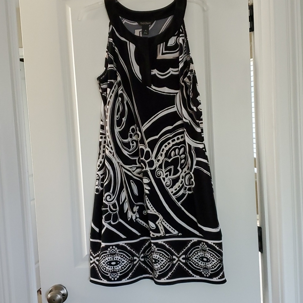 WHBM dress modern floral